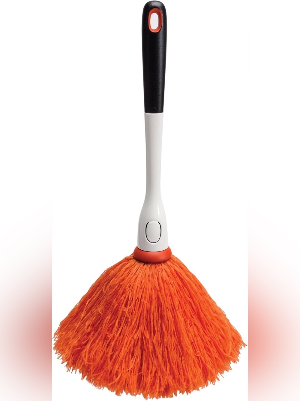 Oxo Orange Duster with Black and White Handle